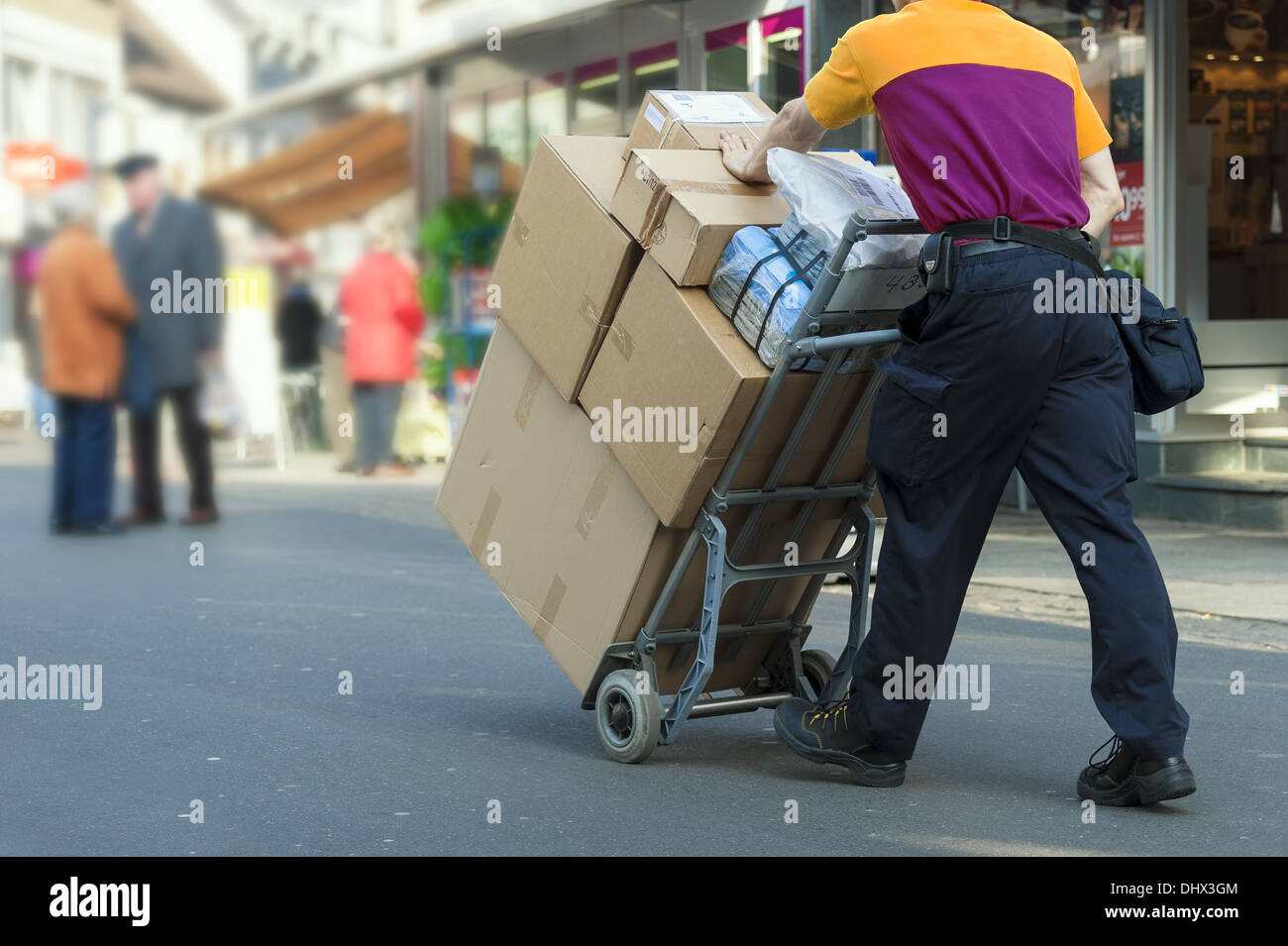 package delivery Stock Photo