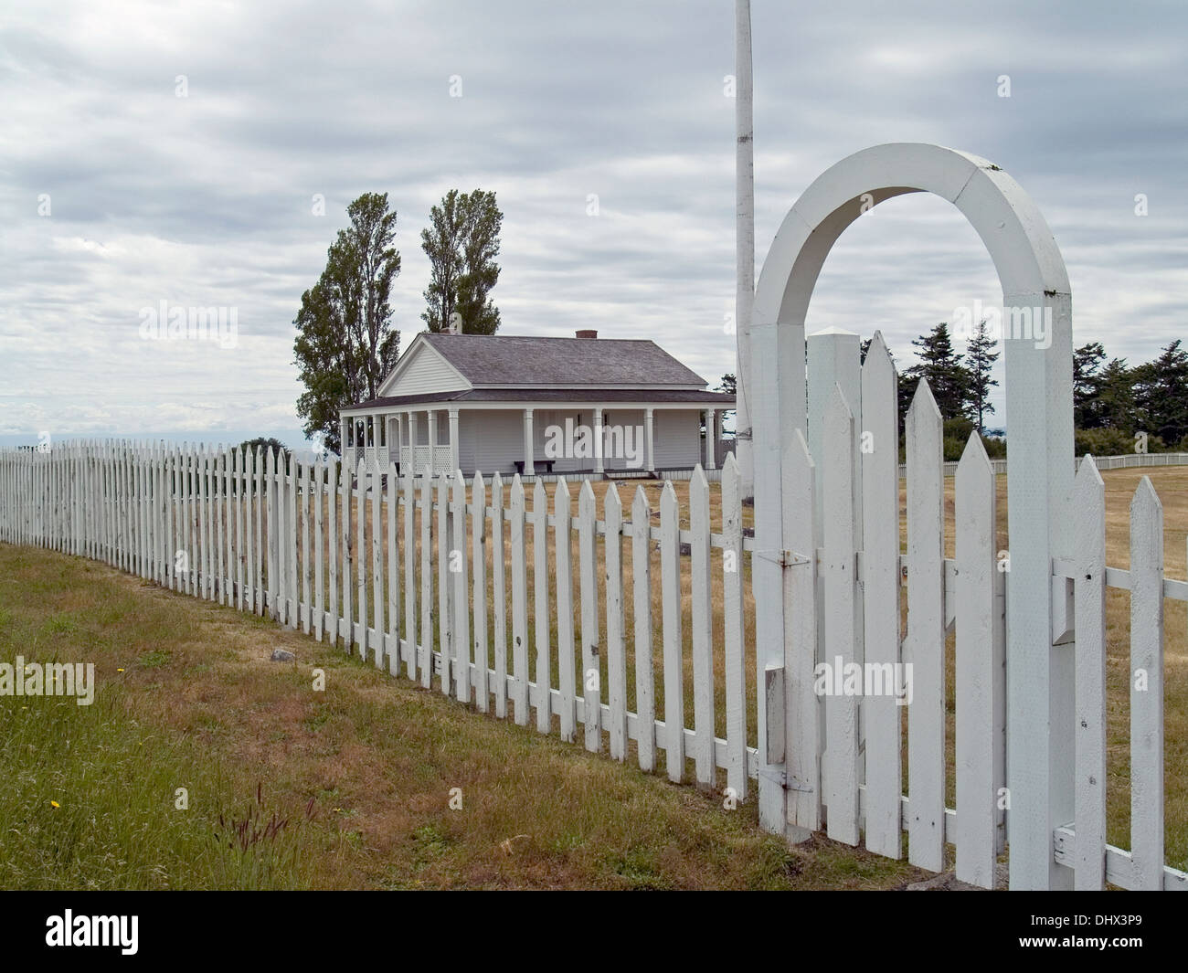General Pickett officer's quarters at American Camp,Pig War, San