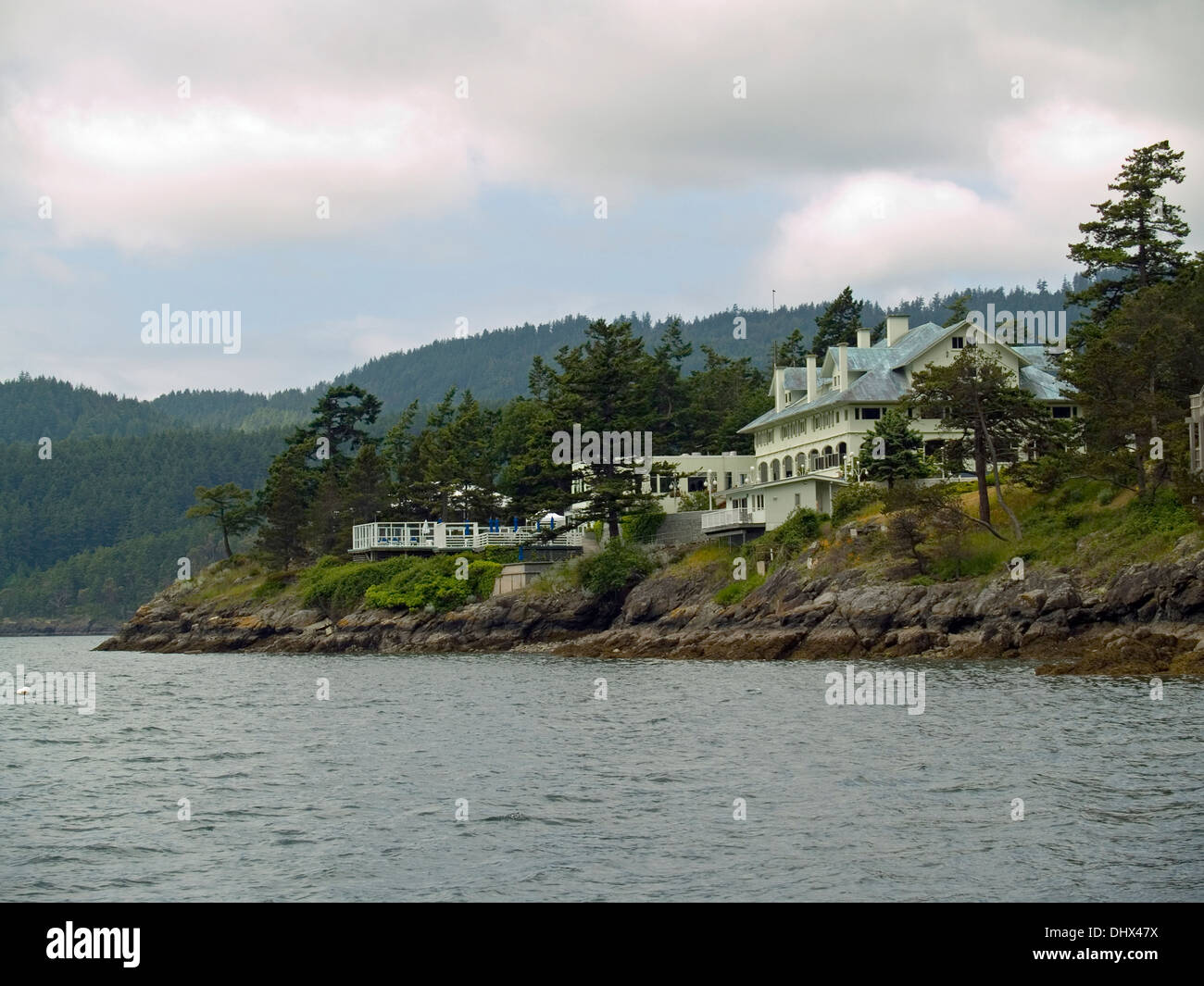 The Rosario Resort on Orcas  Island,San Juan Islands,Washington State Stock Photo