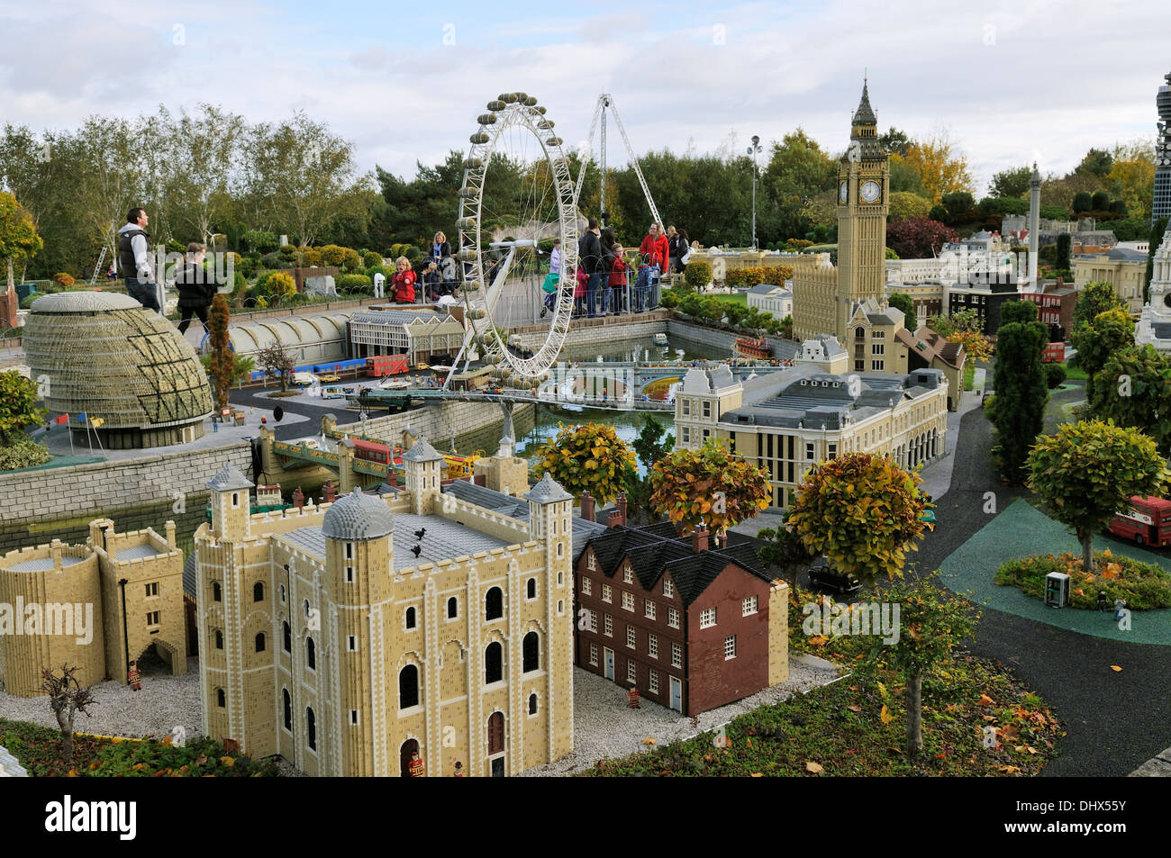 Miniland at Legoland, Windsor, UK Stock Photo