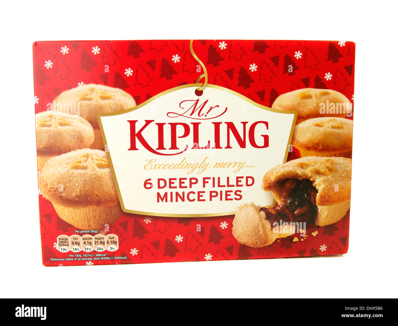 Box of Mr Kipling mince pies, UK Stock Photo - Alamy