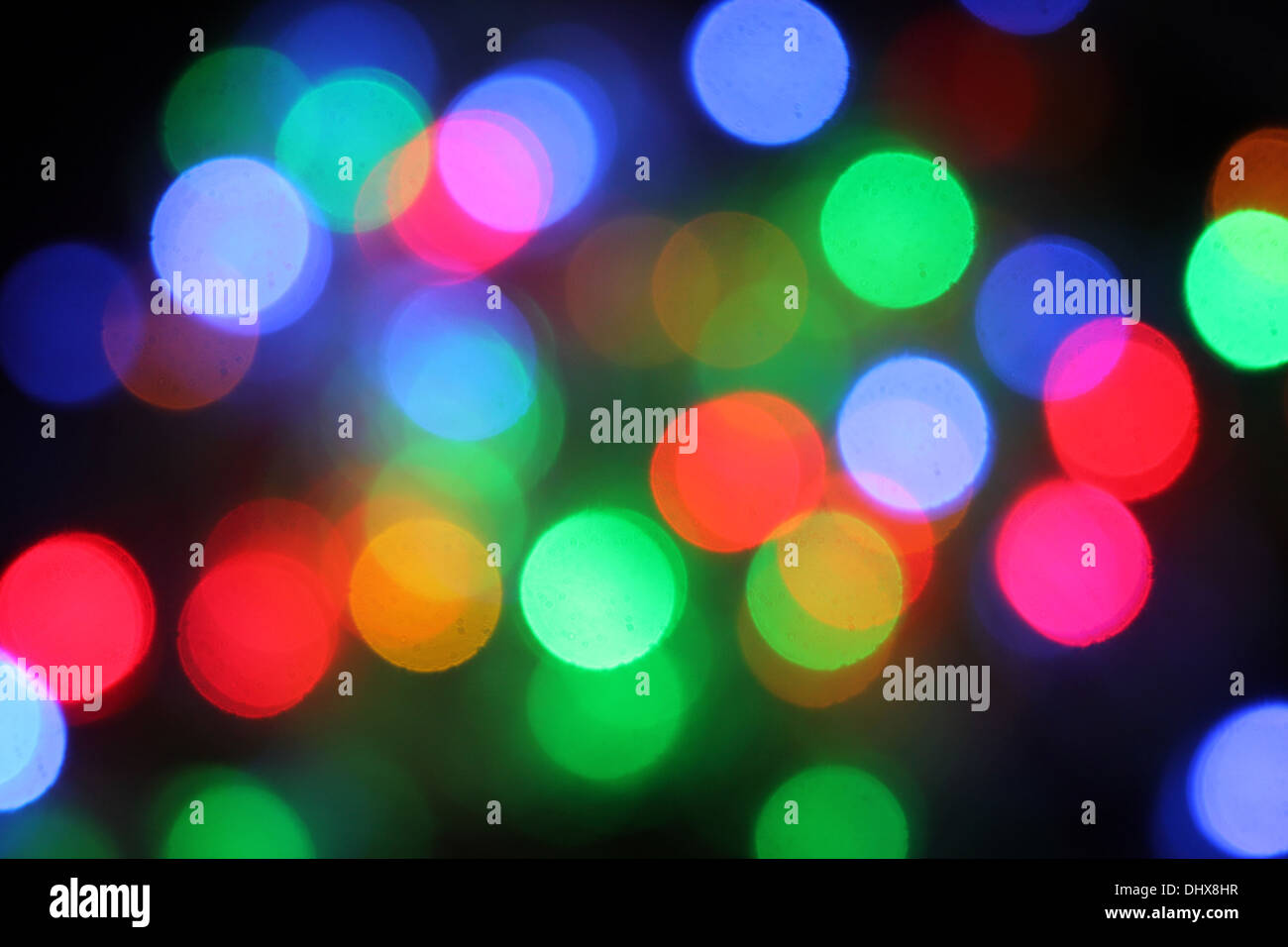 Christmas bokeh lighteffects Stock Photo