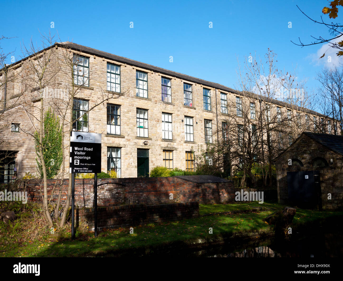 Stonebottom Mill converted to flats, Dobcross, Oldham, Saddleworth, UK