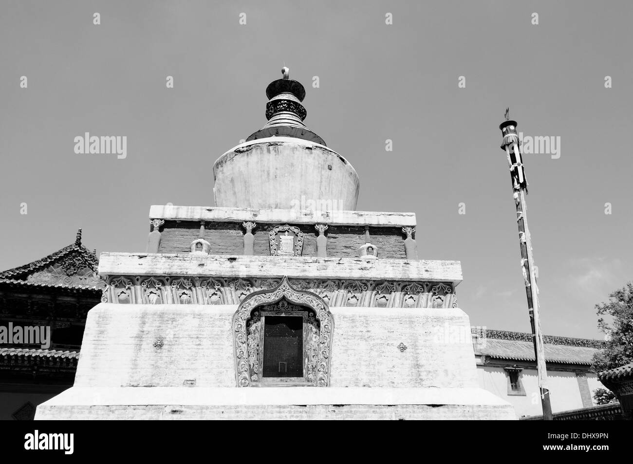 Kumbum stupa in Xining China Stock Photo