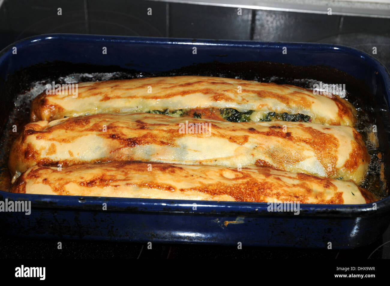 Herb-strudel Stock Photo