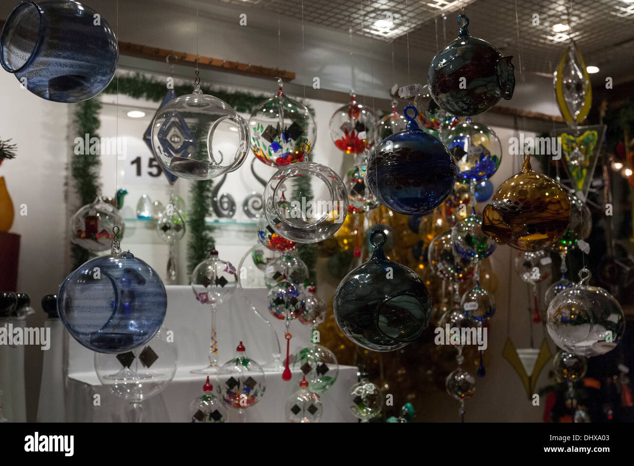 Christmas Glass Ball ornaments in the taditional German Christmas