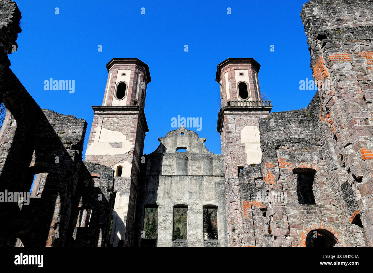 ruined convent Frauenalb germany Stock Photo