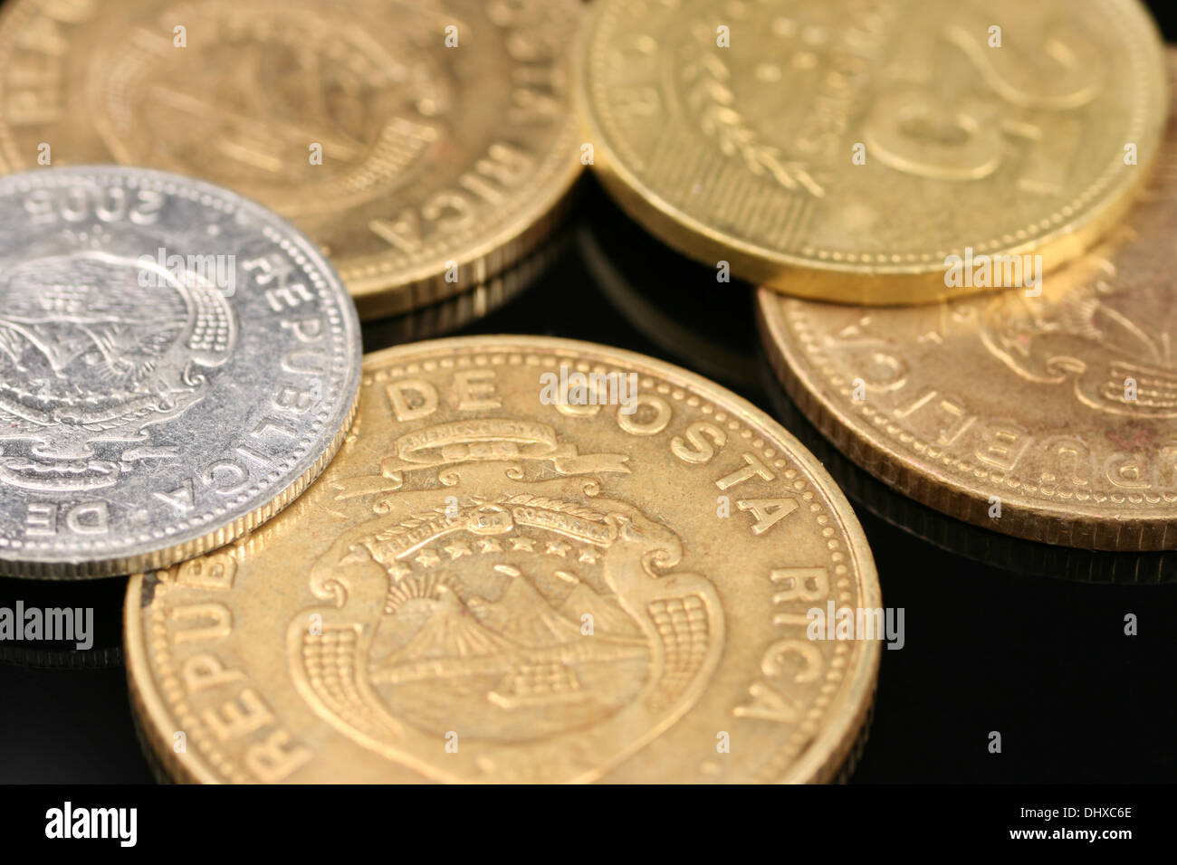 Coins costa rica hi-res stock photography and images - Alamy