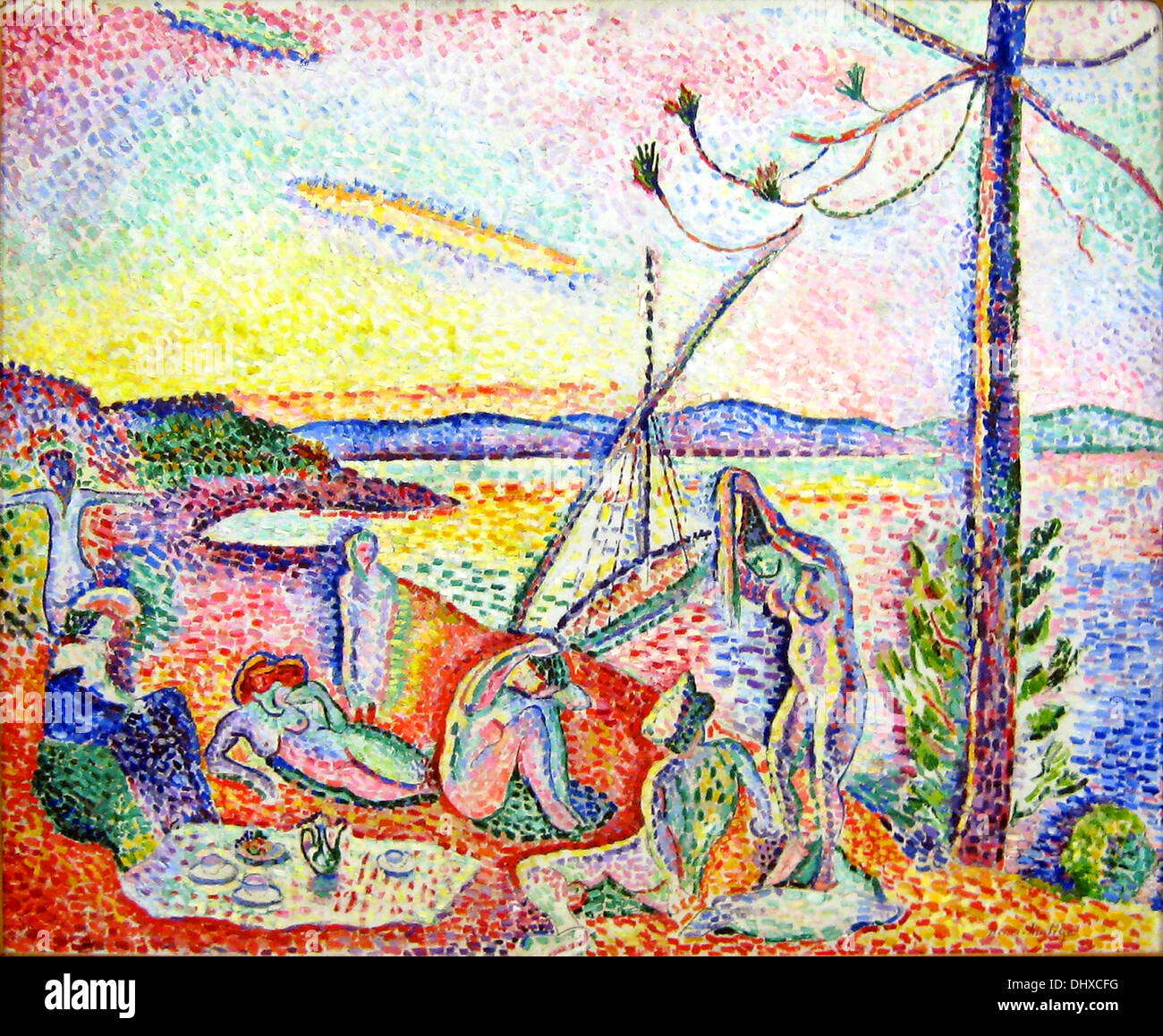 Luxe, Calme et Volupté - by Henri Matisse, 1904 Stock Photo