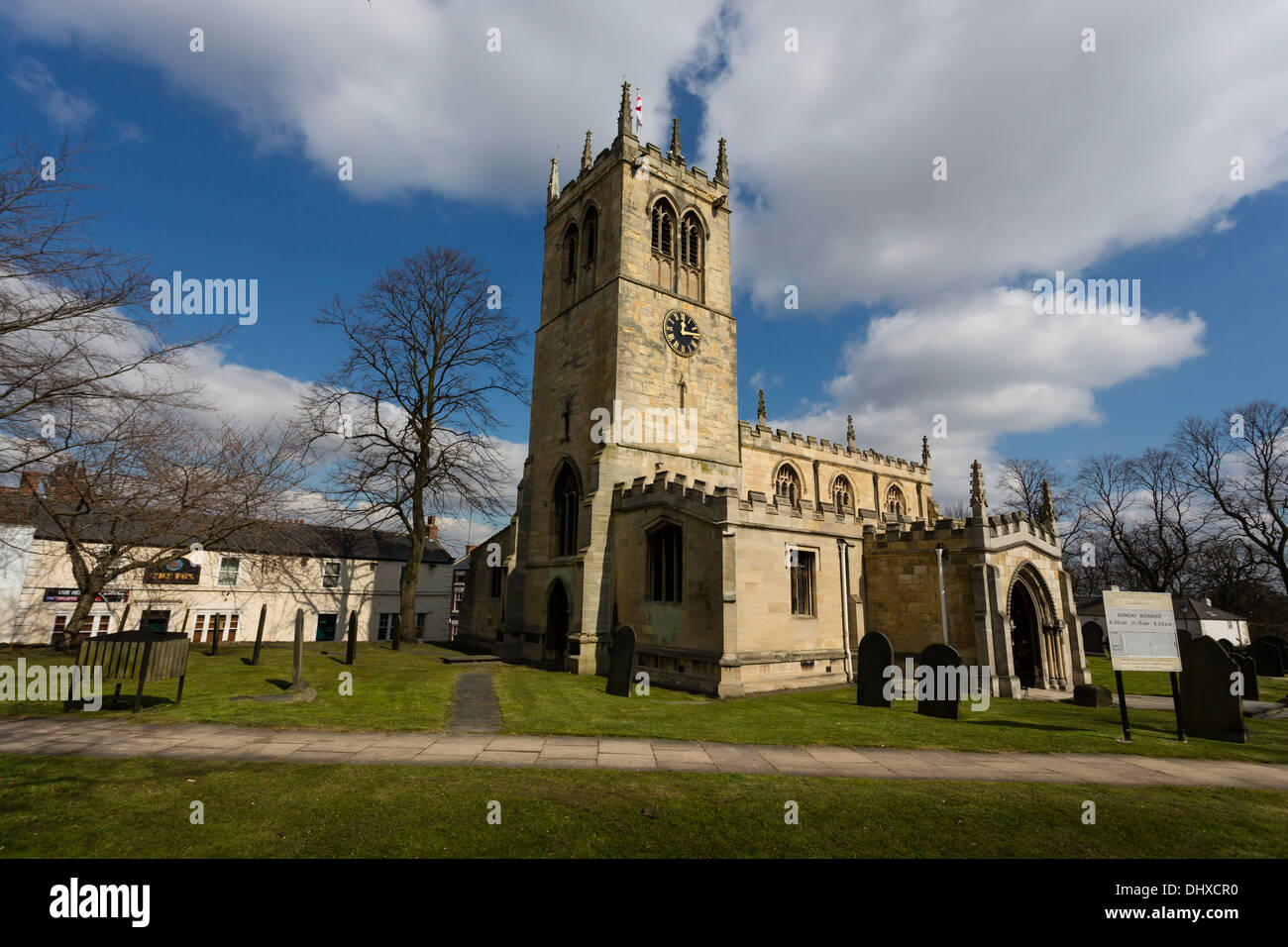 Conisbrough Church South Yorkshire Stock Photo