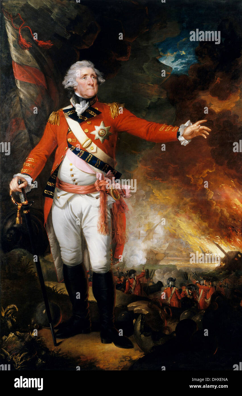 General George Eliott - by Mather Brown, 1790 Stock Photo