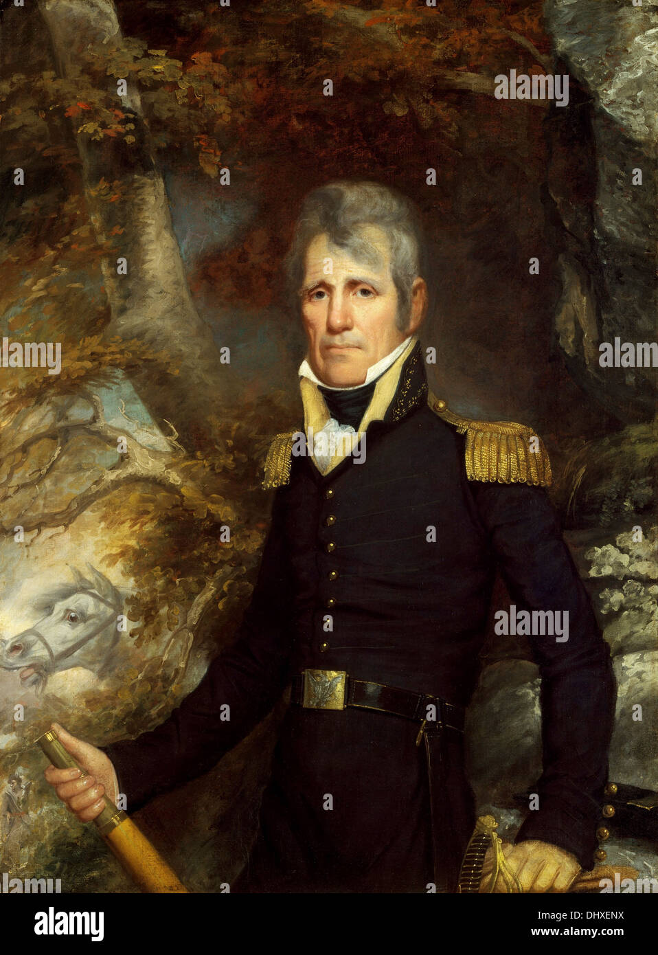 General Andrew Jackson - by John Wesley Jarvis, 1819 Stock Photo