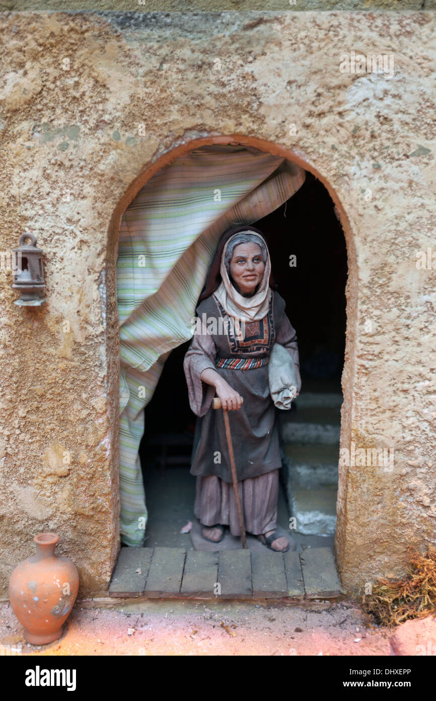 Nativity scene, Belén in Spanish, depicting of the birth of Jesus