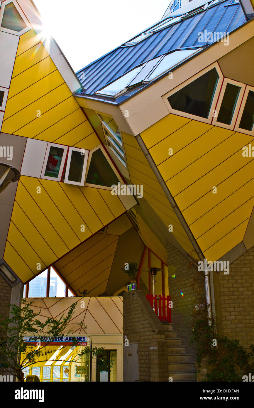 Cube houses in Rotterdam Stock Photo
