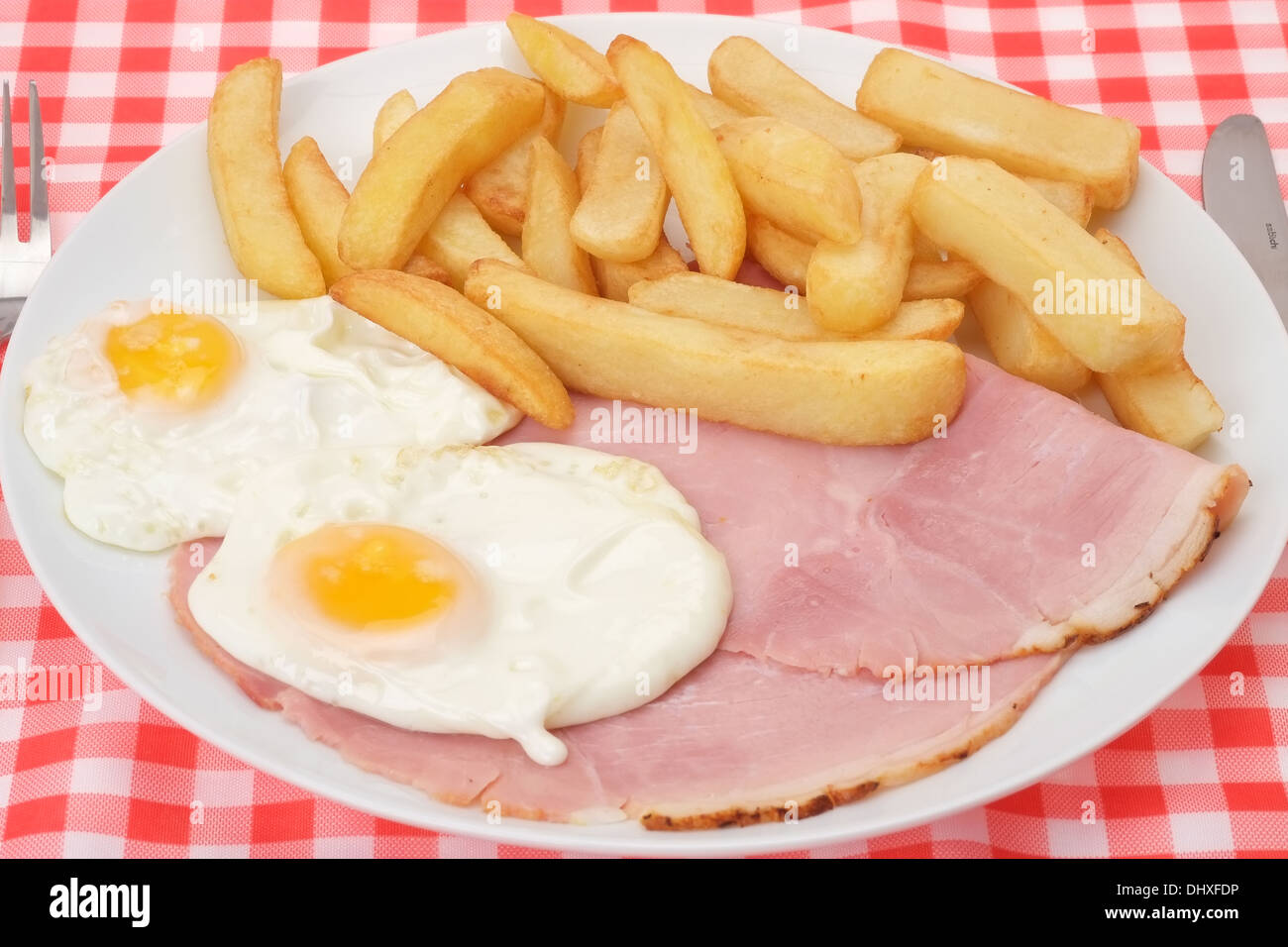 Ham egg and chips hires stock photography and images Alamy
