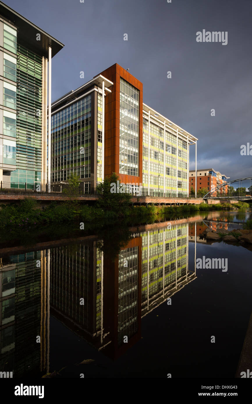 The Riverside Exchange quarter of Sheffield Stock Photo Alamy