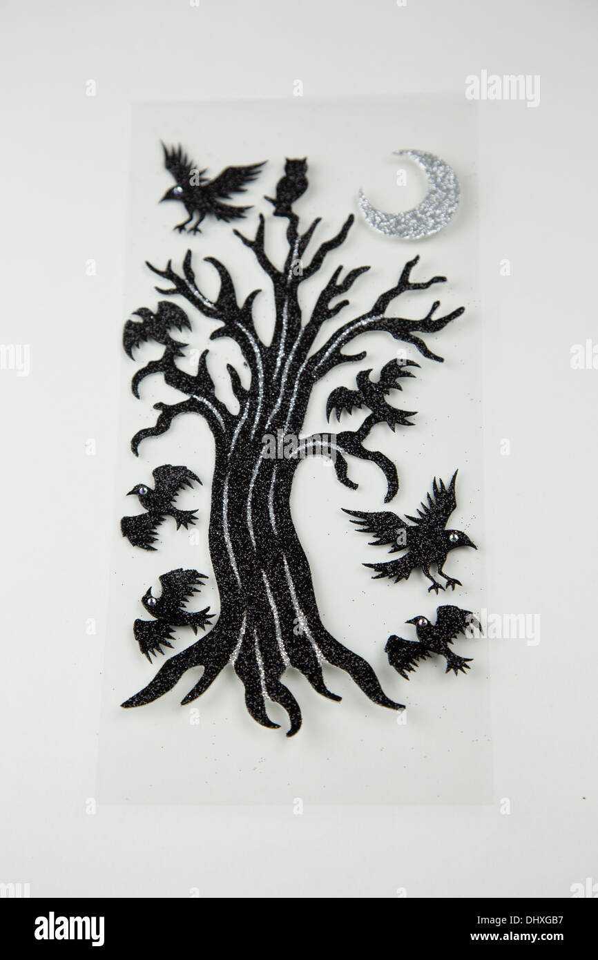 Details about / Moon Bird Sticker Portrait