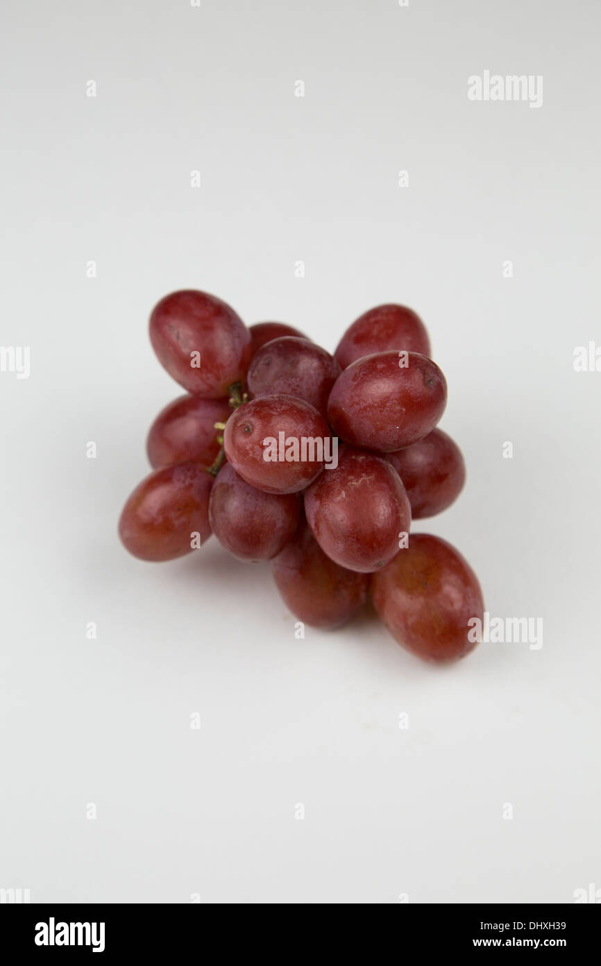grape grapes red green close up food fruit fruits Stock Photo