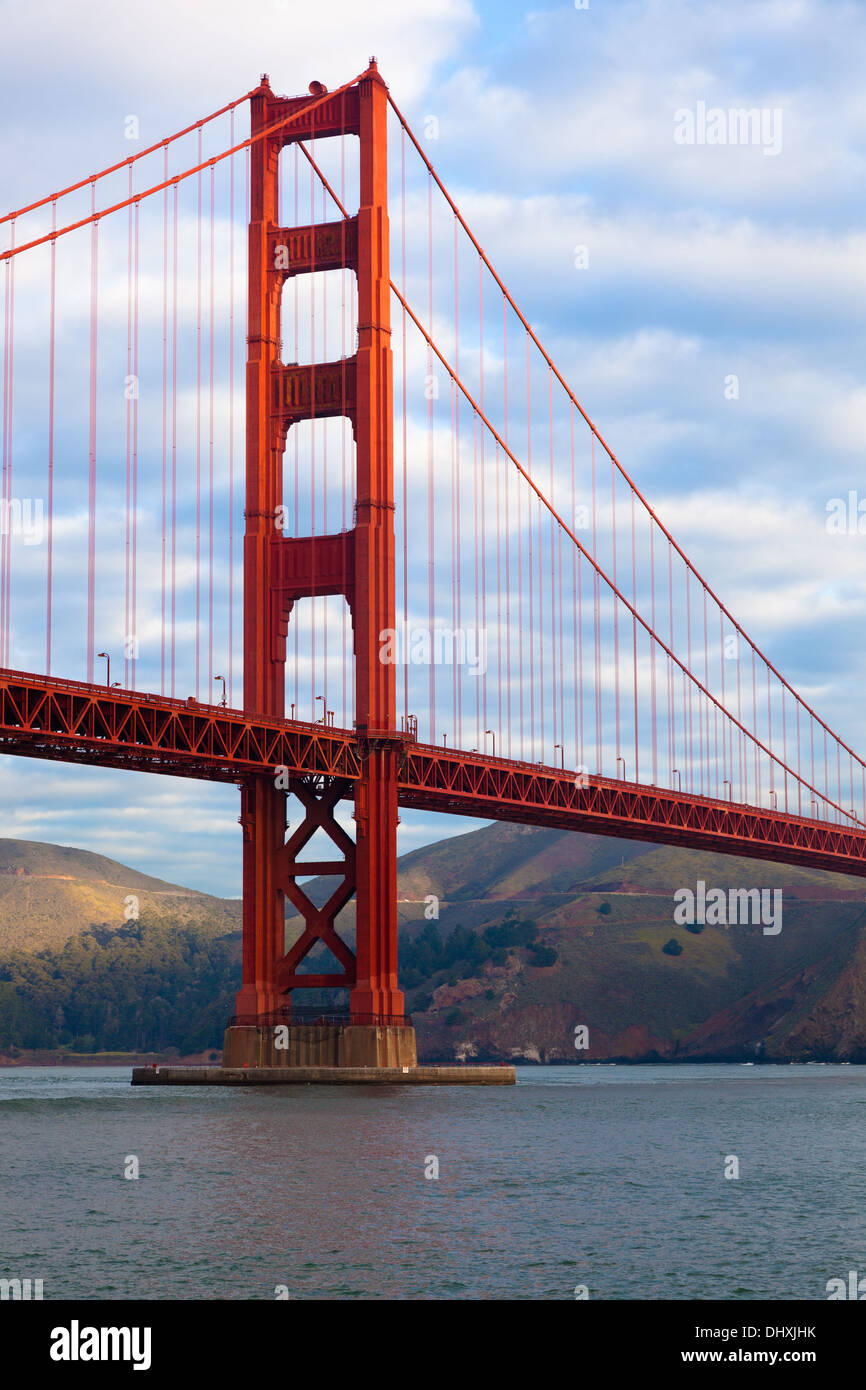 The Golden Gate Bridge in San Francisco, California Stock Photo