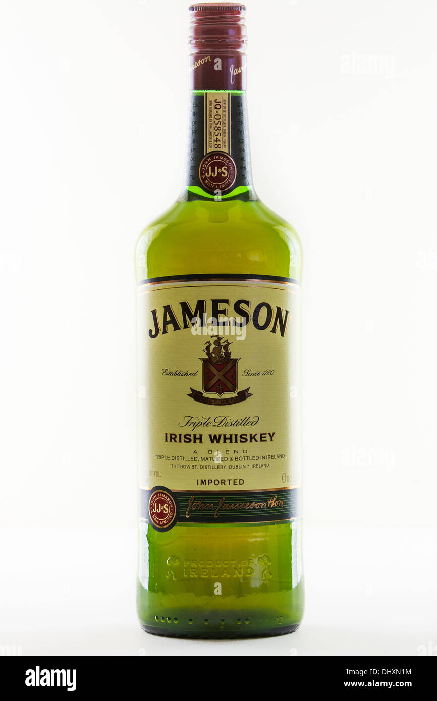 Jameson Whiskey bottle Stock Photo Alamy