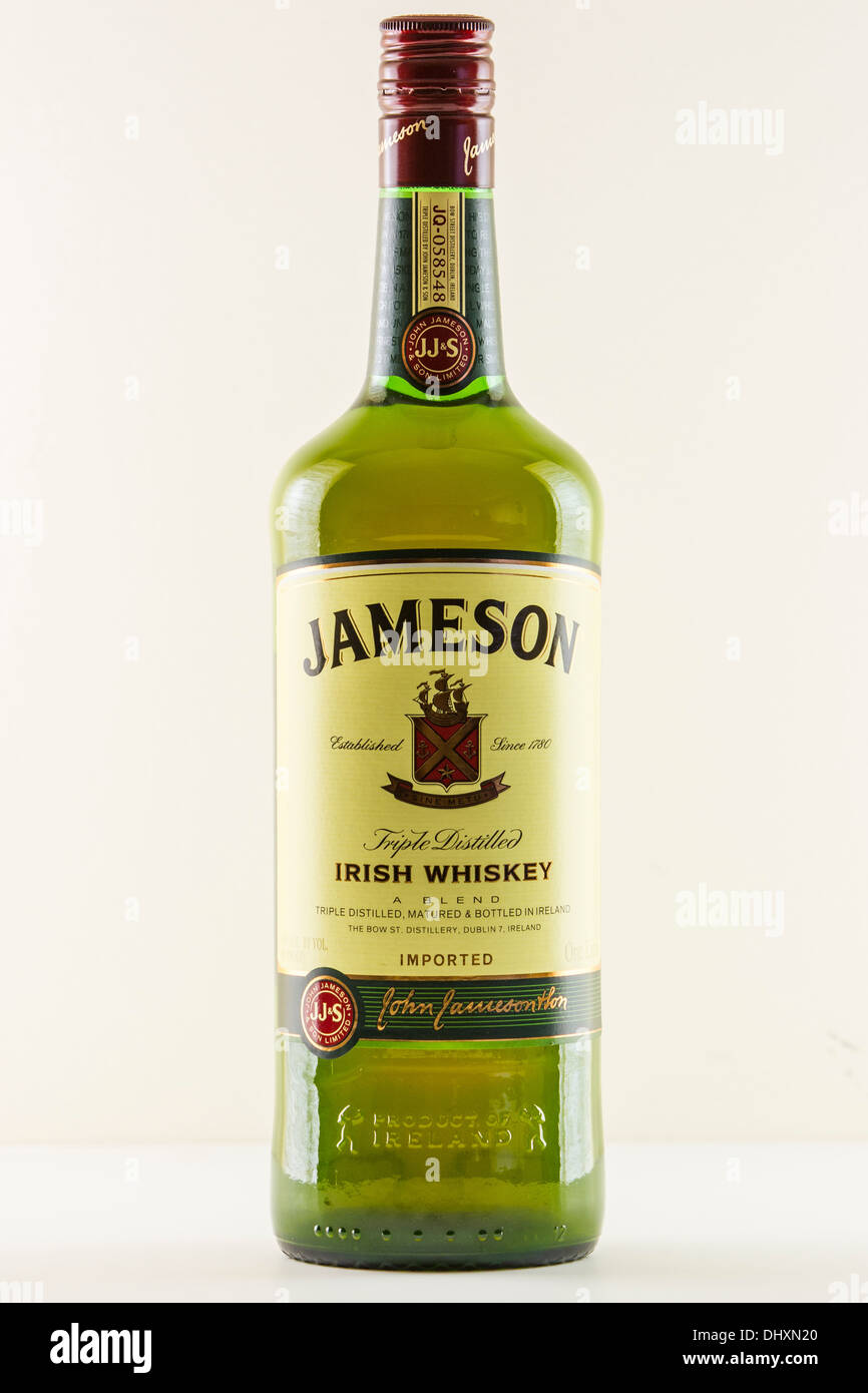 Jameson Whiskey bottle Stock Photo