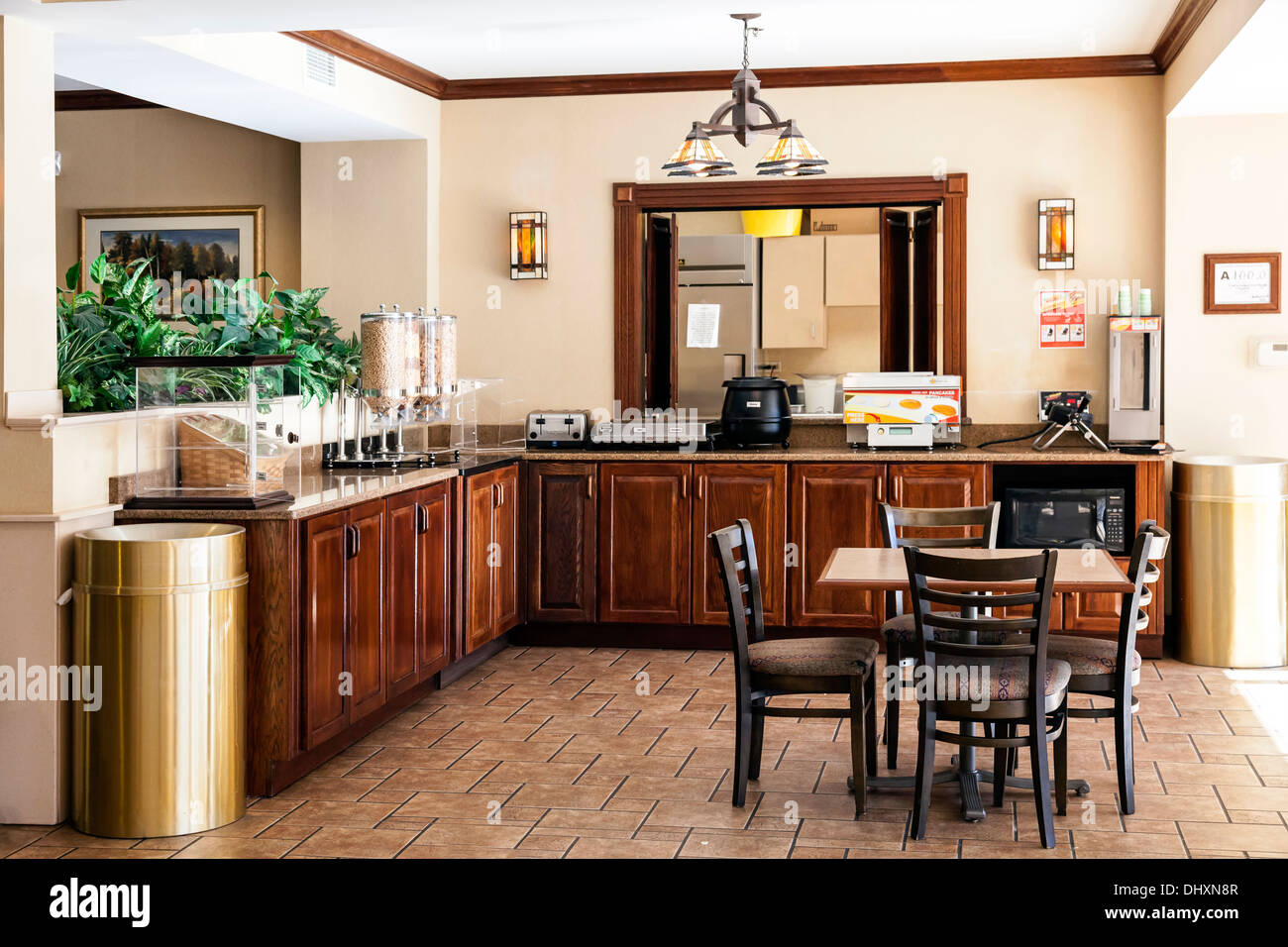 Breakfast bar dining room in Best Western Plus River Escape Inn and