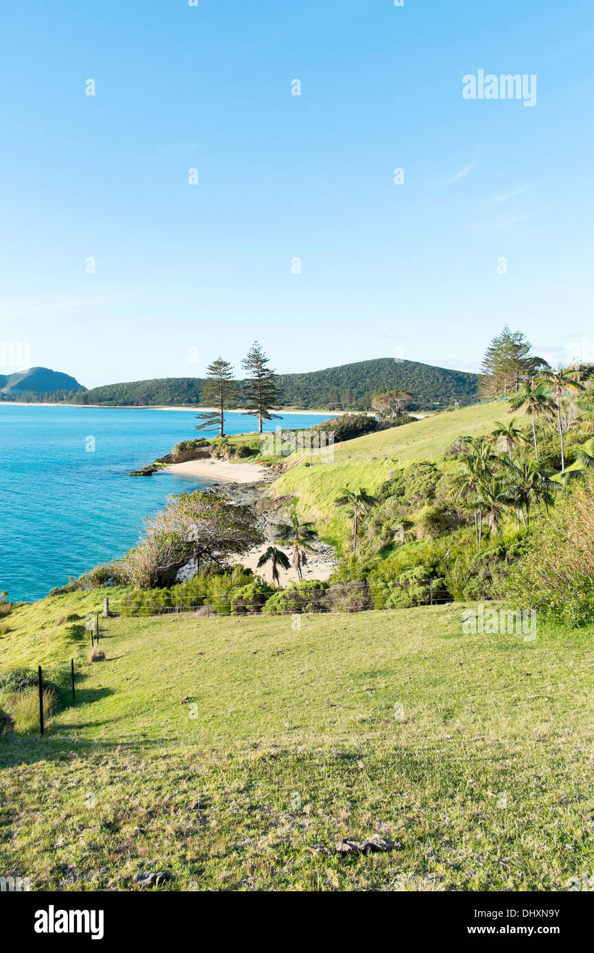 lsland View from the south of the island looking north, Lord Howe lsland,  Australia Stock Photo - Alamy