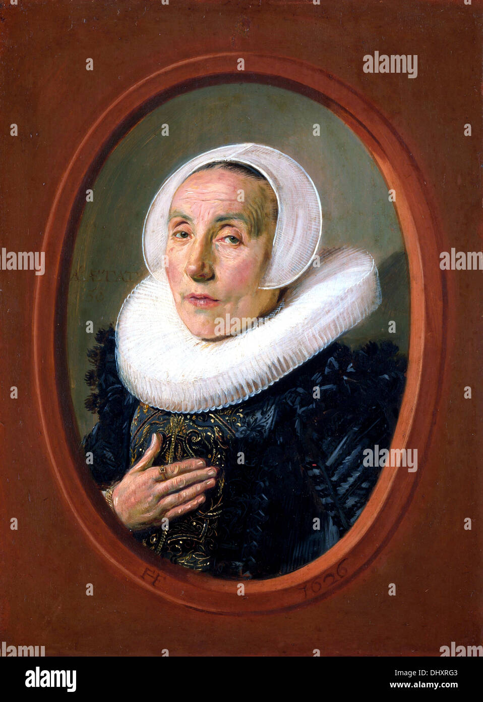 Anna van der Aar - by Frans Hals, 1626 Stock Photo