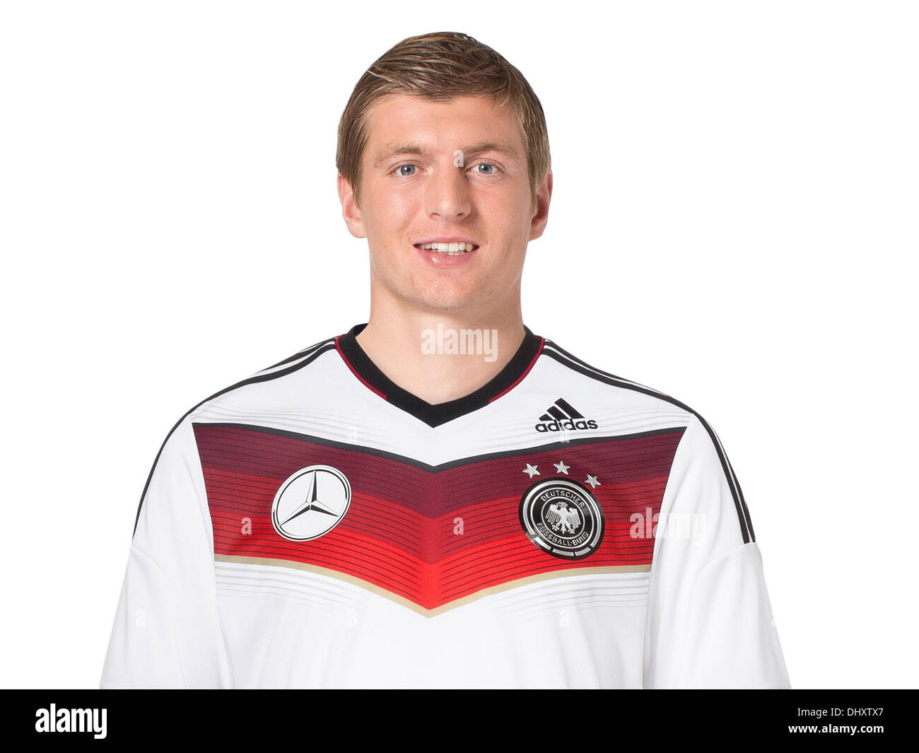 14th November 2013. Portrait of german national football player Toni Kroos in the kit for the FIFA football World Cup 2014 in Brasil Credit:  kolvenbach/Alamy Live News Stock Photo