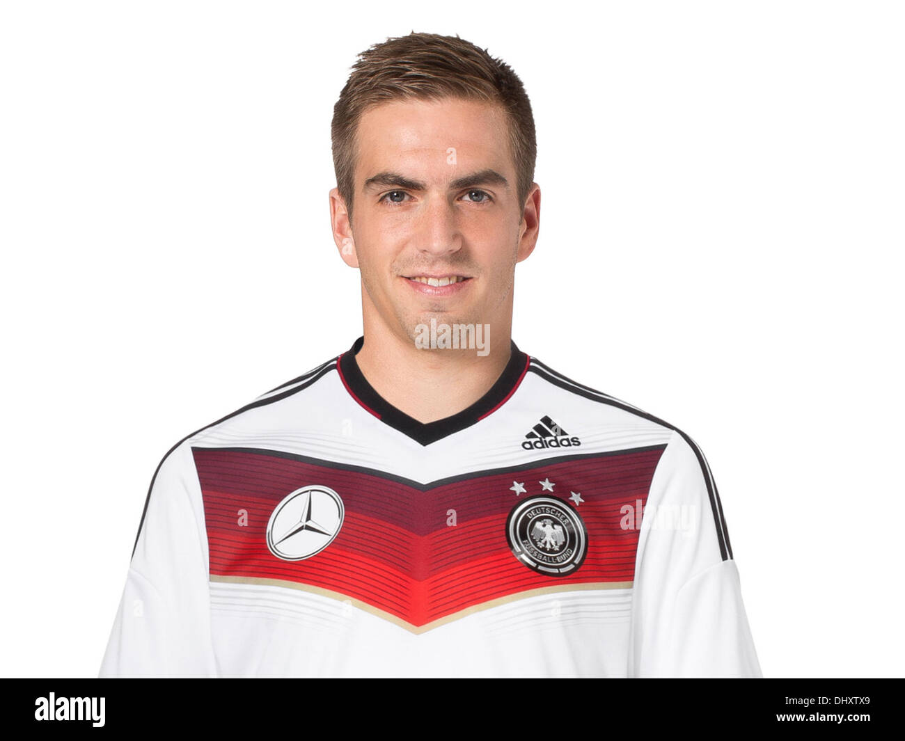 14th November 2013. Portrait of german national football player Philipp Lahm in the kit for the FIFA football World Cup 2014 in Brasil Credit:  kolvenbach/Alamy Live News Stock Photo