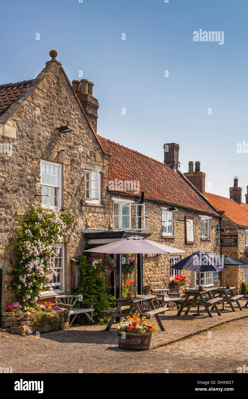 Fauconberg Arms, Coxwold, North Yorkshire Stock Photo