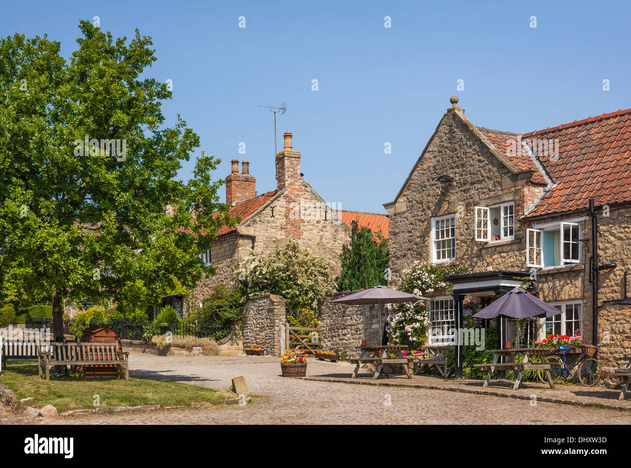 Fauconberg Arms, Coxwold, North Yorkshire Stock Photo