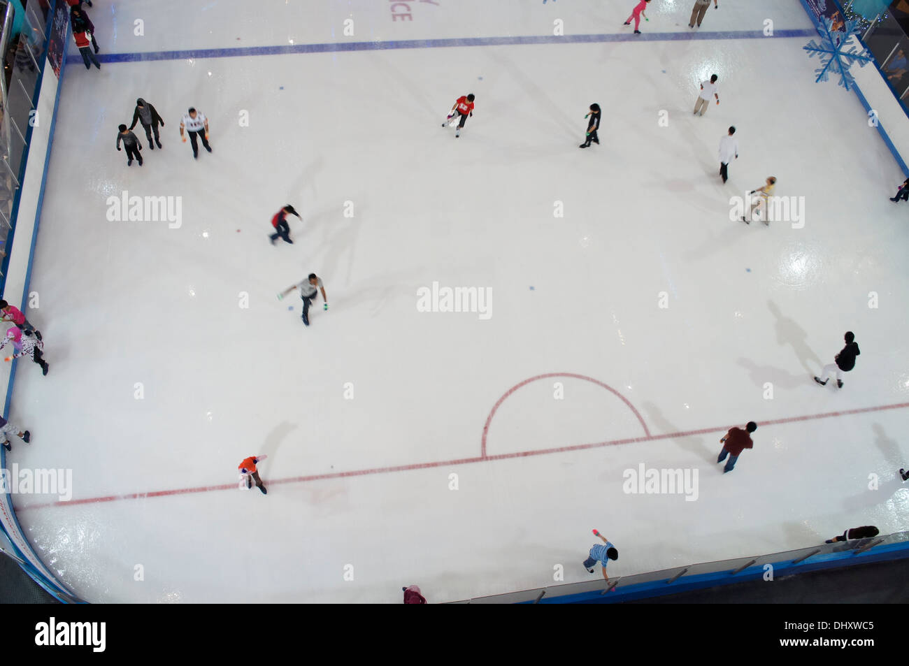 indoor ice skating rink in Sunway, Malaysia Stock Photo Alamy