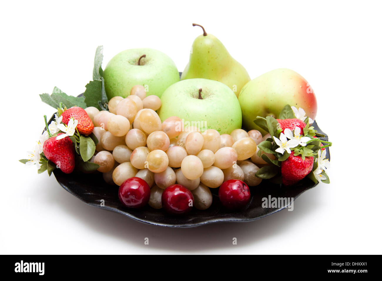 Grapes and apples Stock Photo Alamy