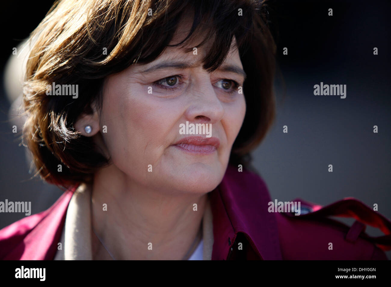 Cherie Blair Is seen during a photos call to promote annual event which sees women around the world calling for an end to violen Stock Photo
