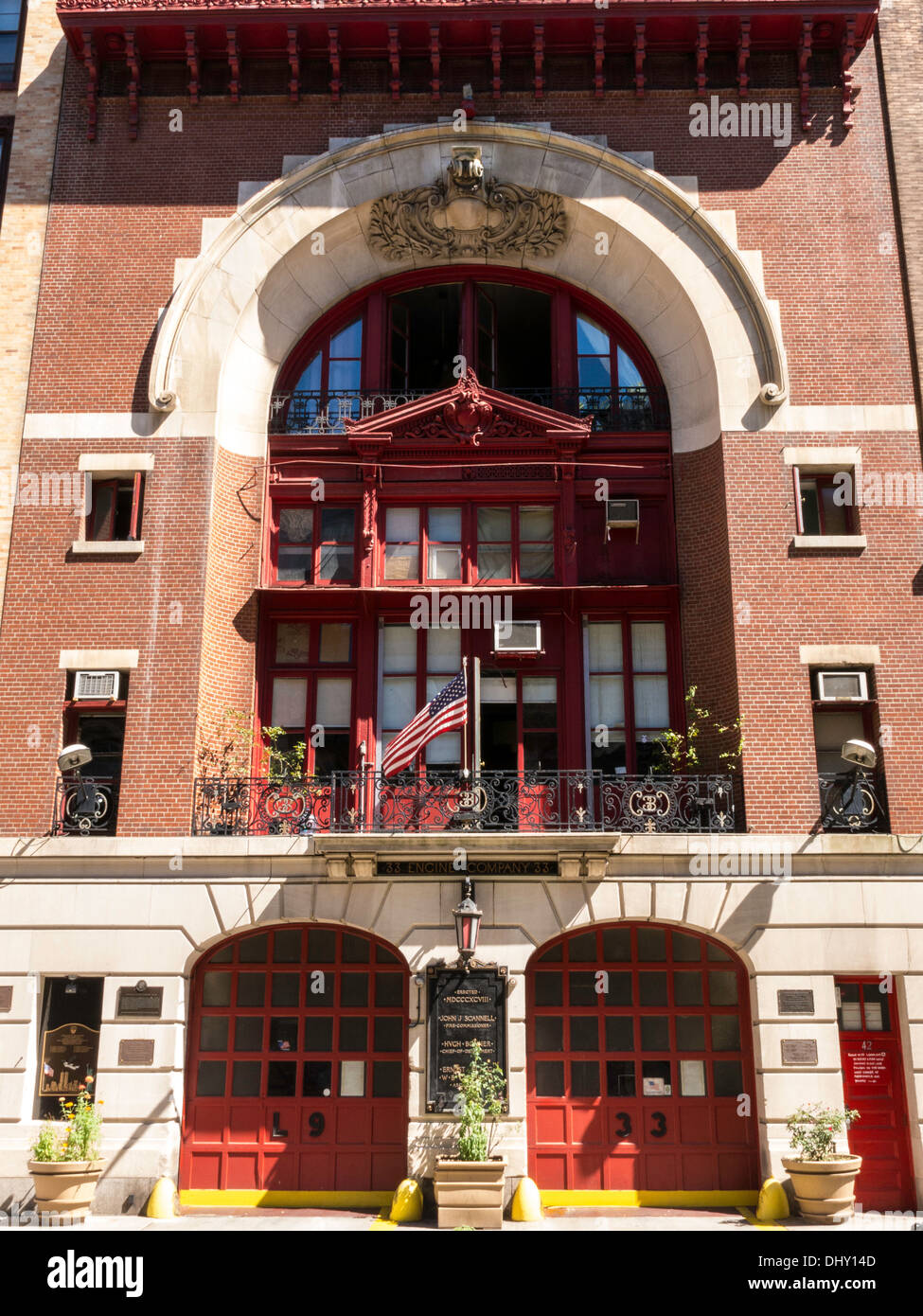 Firehouse Engine Co. 33, Ladder Co. 9, Stock Photo