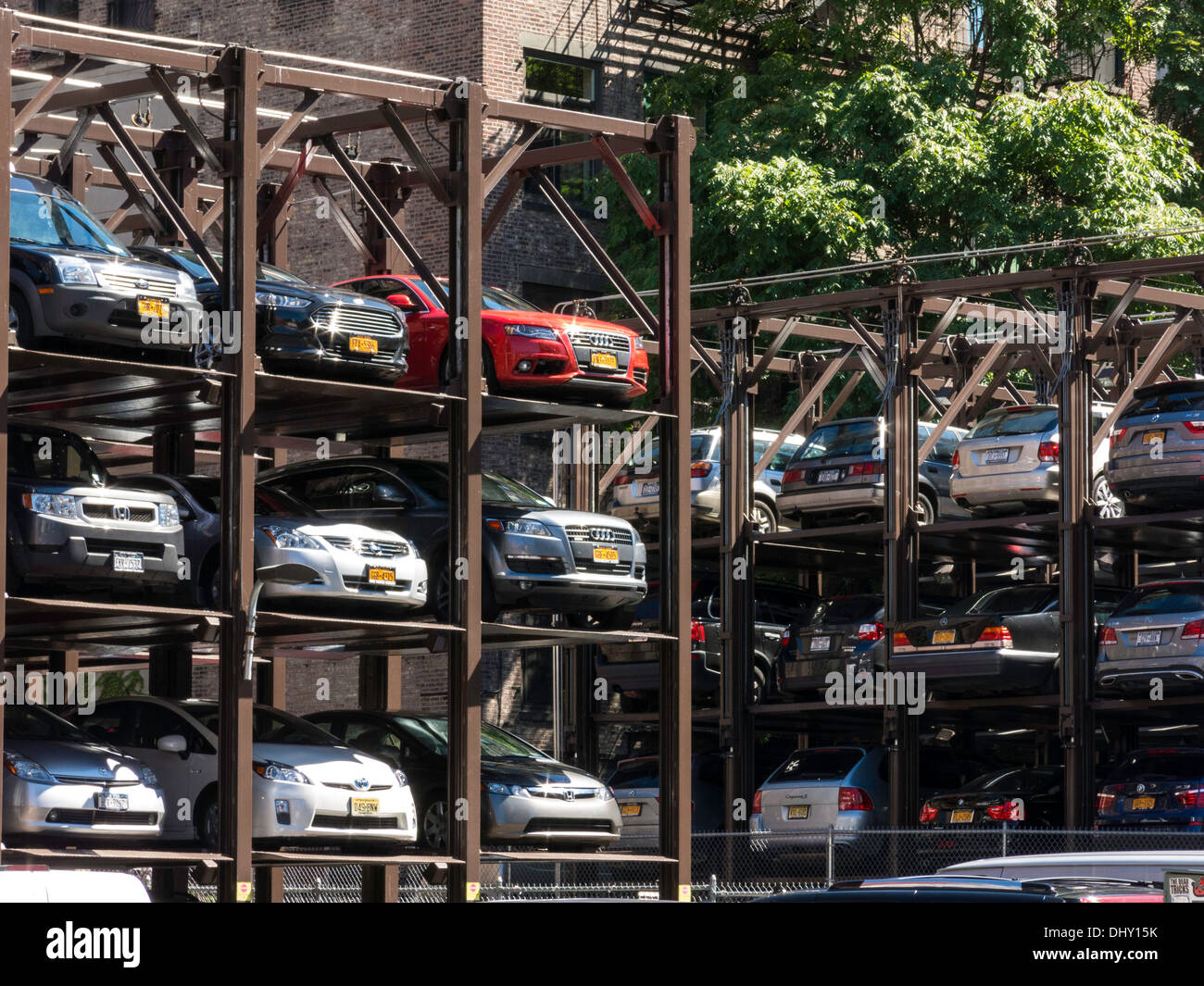 Multi Story Parking Structure, NYC Stock Photo