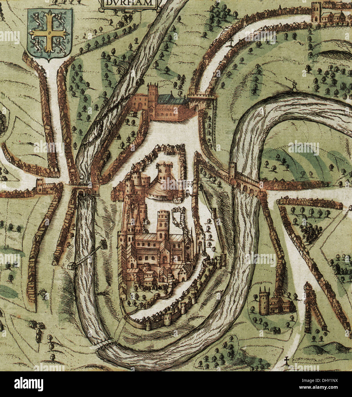 Old Maps Of Durham Old Map Durham High Resolution Stock Photography And Images - Alamy