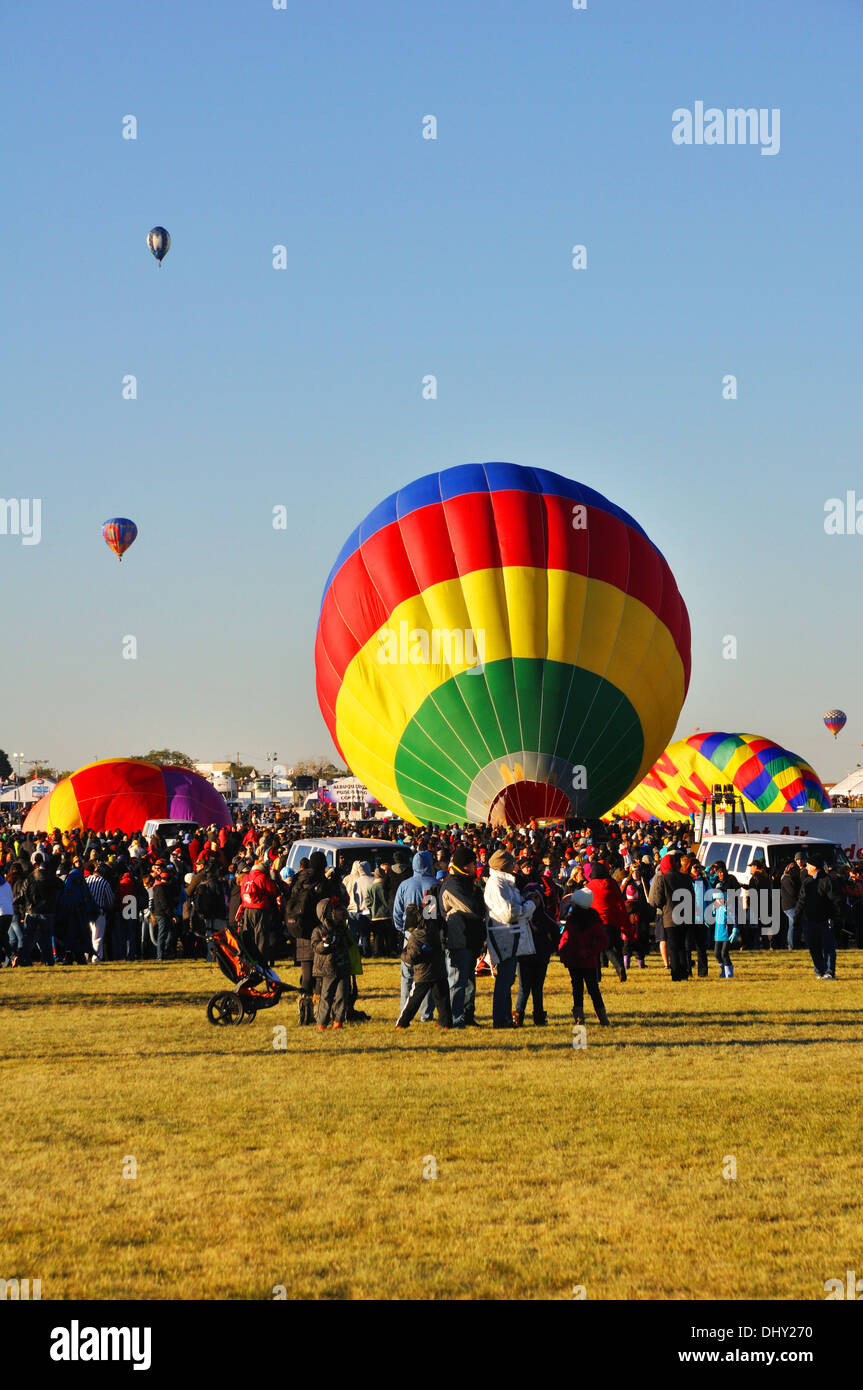 The Albuquerque International Balloon Fiesta in Albuquerque, New Mexico, USA Stock Photo