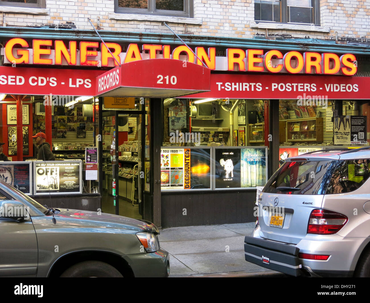 Generation Records, Greenwich Village, NYC, USA Stock Photo