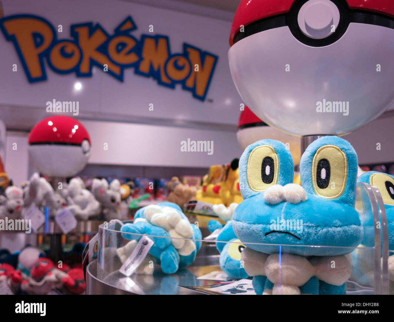 Nintendo World Store Interior, Rockefeller Center, NYC, USA Stock Photo