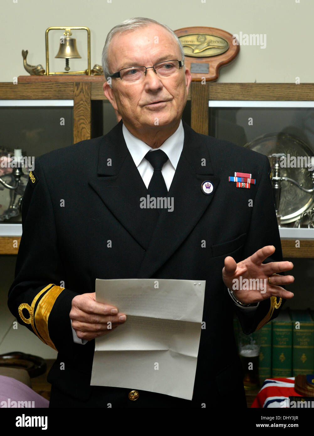 The Acting Chief Coastguard Officer for the UK Richard Martin who has taken over command of the the British Maritime Coastguard Agency, Britain, UK Stock Photo