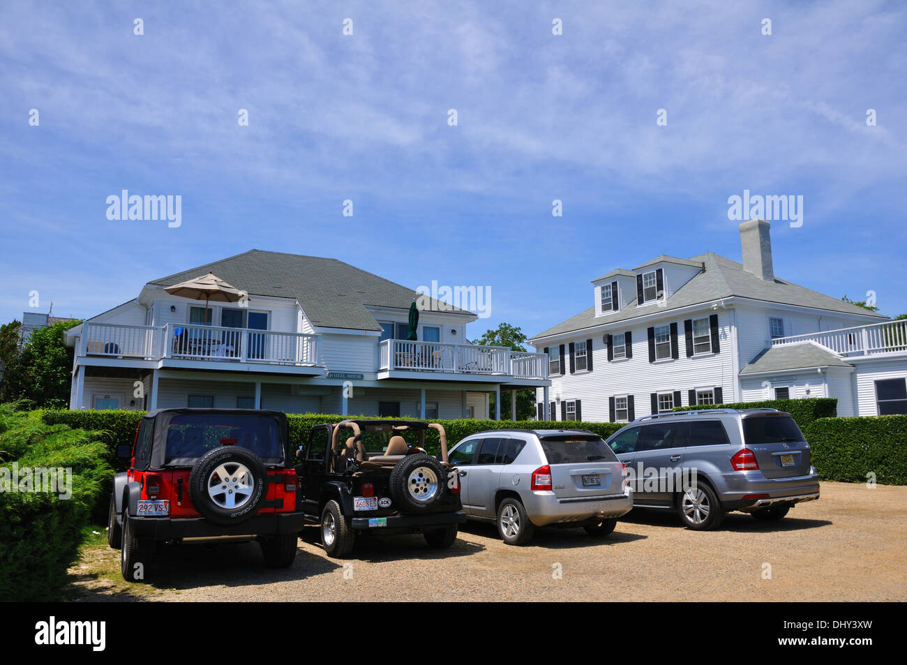 Wheel House Suites hotel, Edgartown,  Martha's Vineyard, Massachusetts, USA Stock Photo
