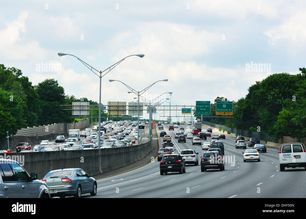 Atlanta traffic jam hires stock photography and images Alamy