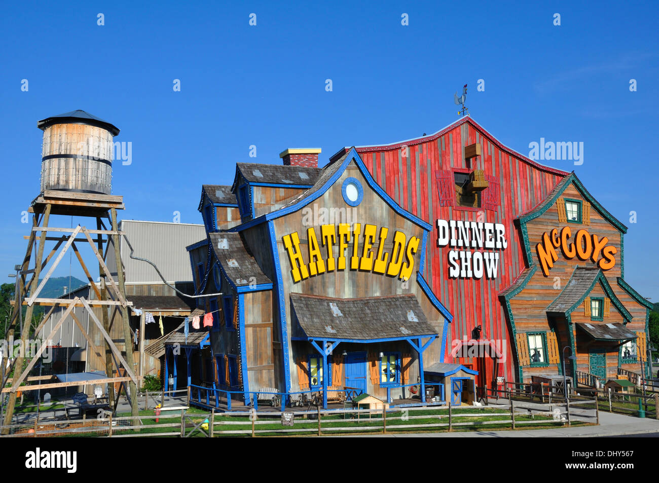 Hatfield & McCoy Dinner Show, Pigeon Tennessee, USA Stock Photo
