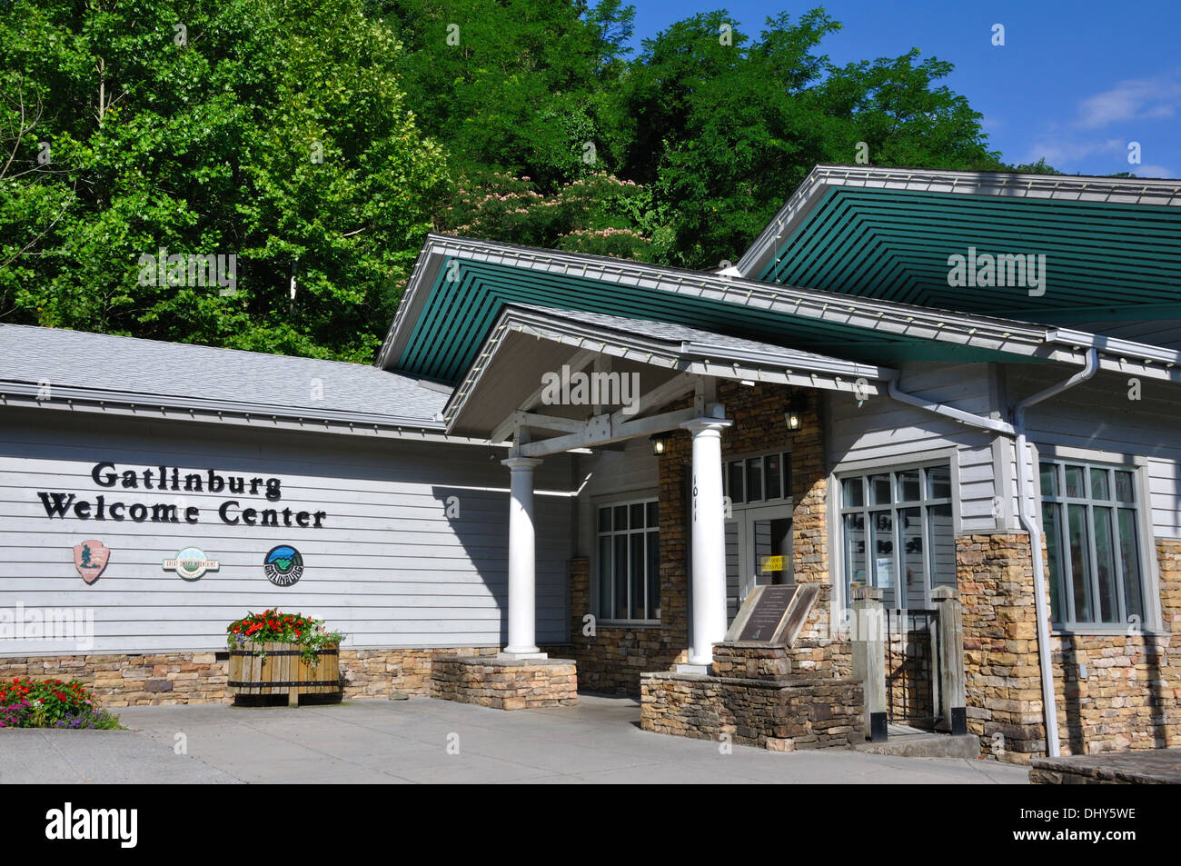 Visitors Center, Gatlinburg, Tennessee, USA Stock Photo Alamy