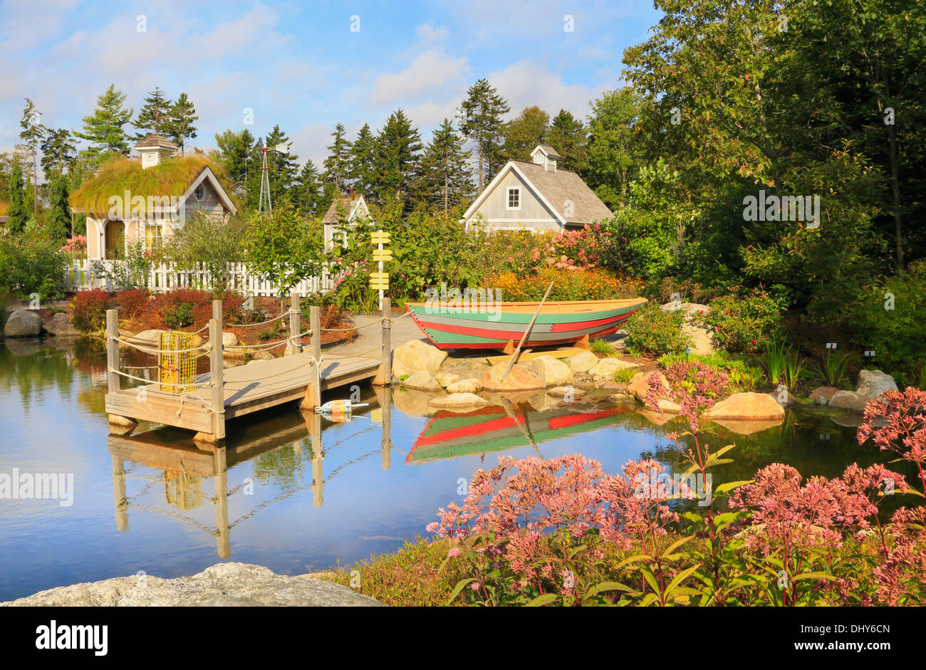 Childrens Garden, Coastal Maine Botanical Gardens, Boothbay, Maine, USA