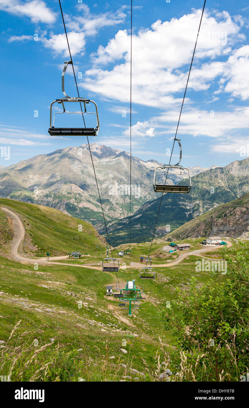 Ski Lifts in Panticosa, Spanish Pyrenees Stock Photo Alamy