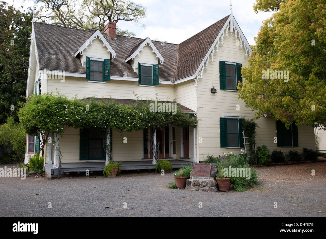 Lachryma Montis historic home of General Mariano Guadalupe Vallejo, Sonoma, California, U.S.A. Stock Photo