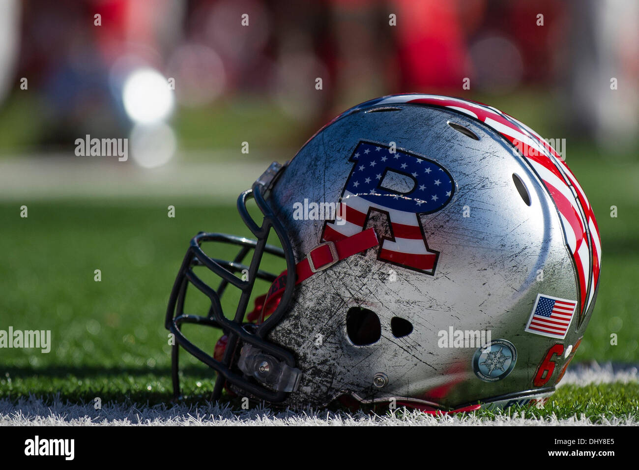 Rutgers football helmets throughout the years